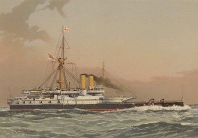 HMS Victoria, acorazado de primera clase de William Frederick Mitchell