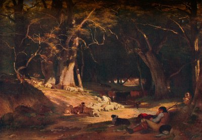 El retiro del mediodía, c1845 de William Frederick Witherington