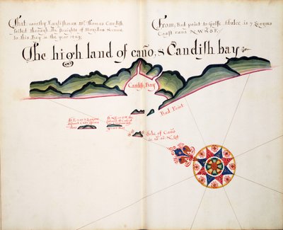 Las tierras altas de Cano y la bahía de Candish de William Hack