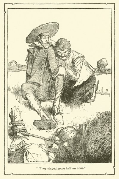 Ilustración de Don Quijote de William Heath Robinson