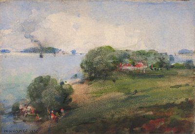 Vista en el Potomac de William Henry Holmes