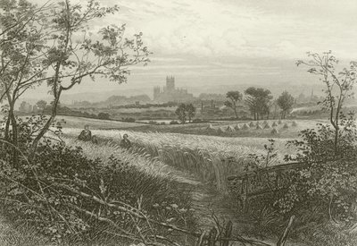 Catedral de Canterbury, desde Harbledown de William Henry James Boot