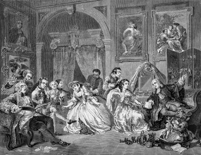 Matrimonio a la moda por William Hogarth de William Hogarth