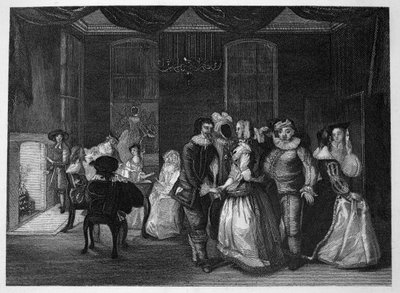 El Baile de Máscaras Real en Somerset House de William Hogarth