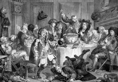 La conversación de medianoche de William Hogarth de William Hogarth