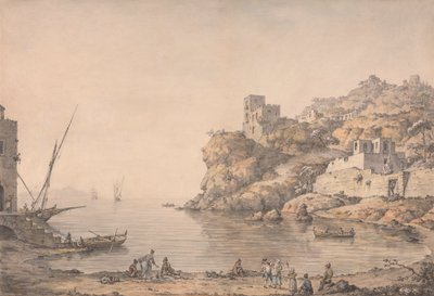 La costa cerca de Nápoles de William Marlow