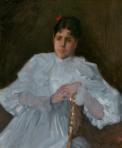 Niña de blanco, ca. 1890 de William Merritt Chase