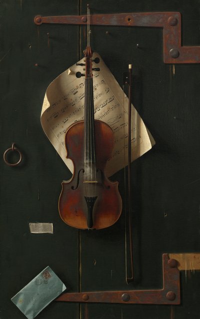 El Viejo Violín, 1886 de William Michael Harnett