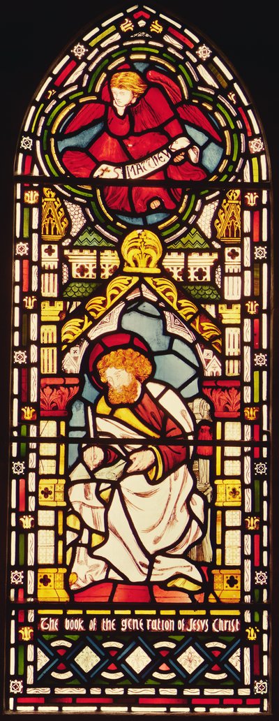 San Mateo, c.1870 vitral de William Morris