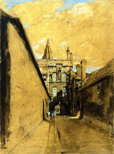 Puerta del nuevo College Lane de William Nicholson