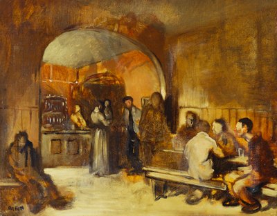 Interior de taberna de William Orpen