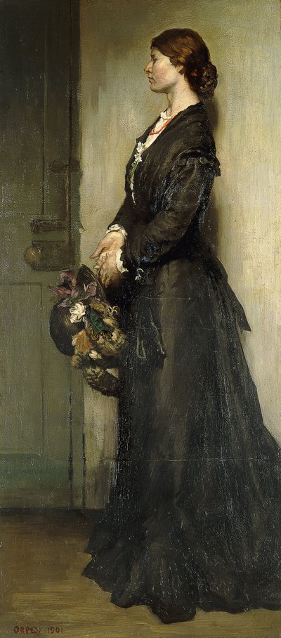 La dama de negro, 1901 de William Orpen