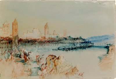 Ratisbona vista desde el puente de Joseph Mallord William Turner