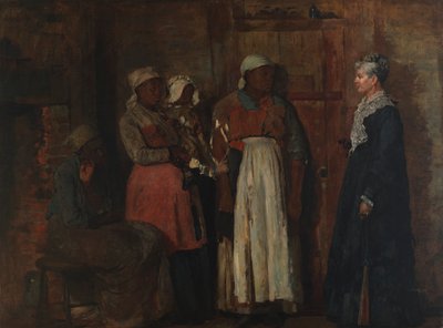 Una Visita de la Vieja Ama, 1876 de Winslow Homer