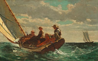 Breezing Up (Un viento favorable) 1873-76 de Winslow Homer