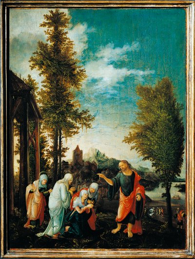 La despedida de Cristo a María de Wolf Huber