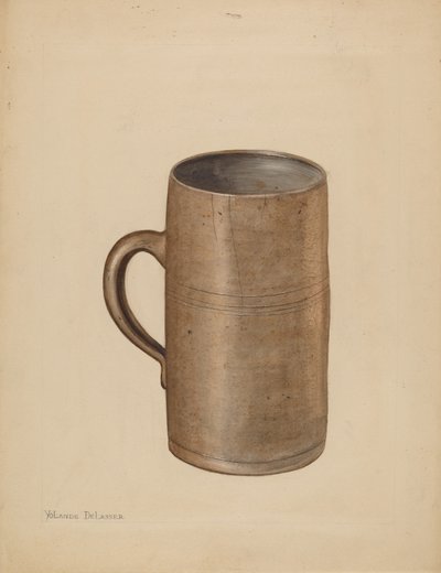 Taza, c. 1936 de Yolande Delasser