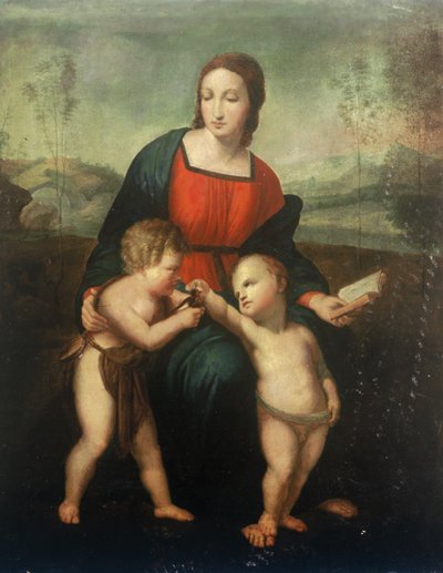 La Madonna del Cardellino de after Raphael