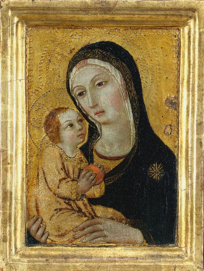 Virgen y niño de possibly by Icilio Federico Joni