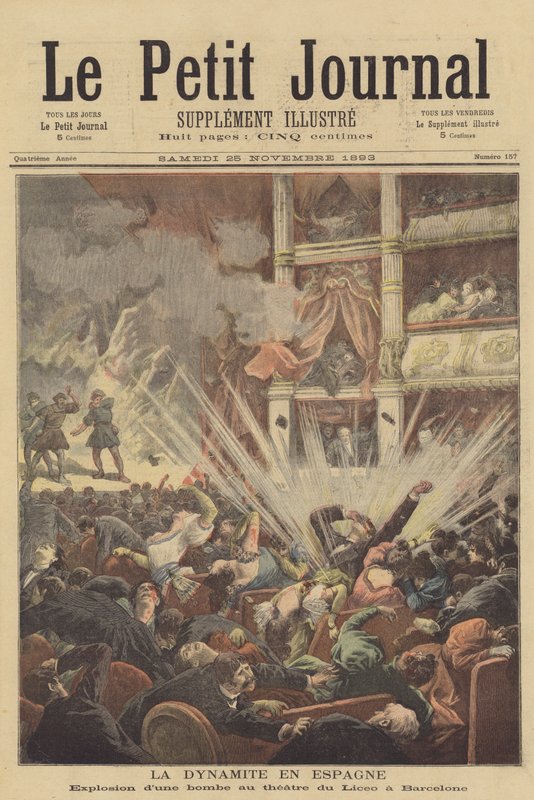 Atentado anarquista en España de French School