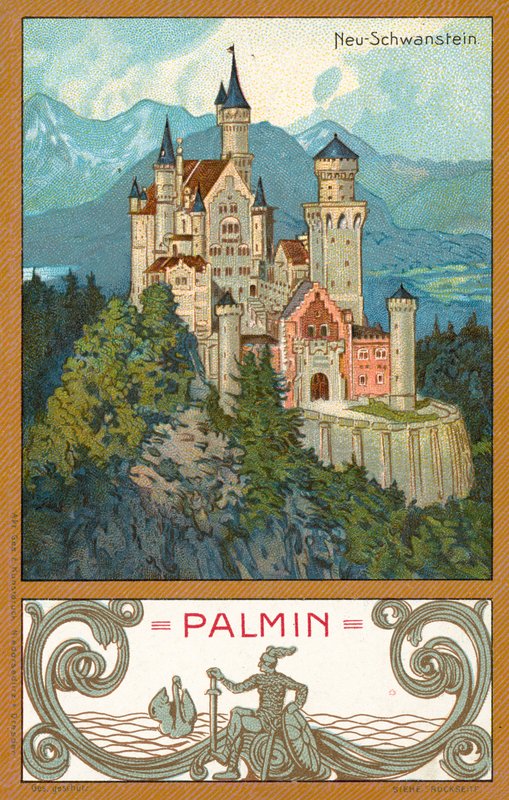 Castillo de Neuschwanstein, Baviera de (after) German School