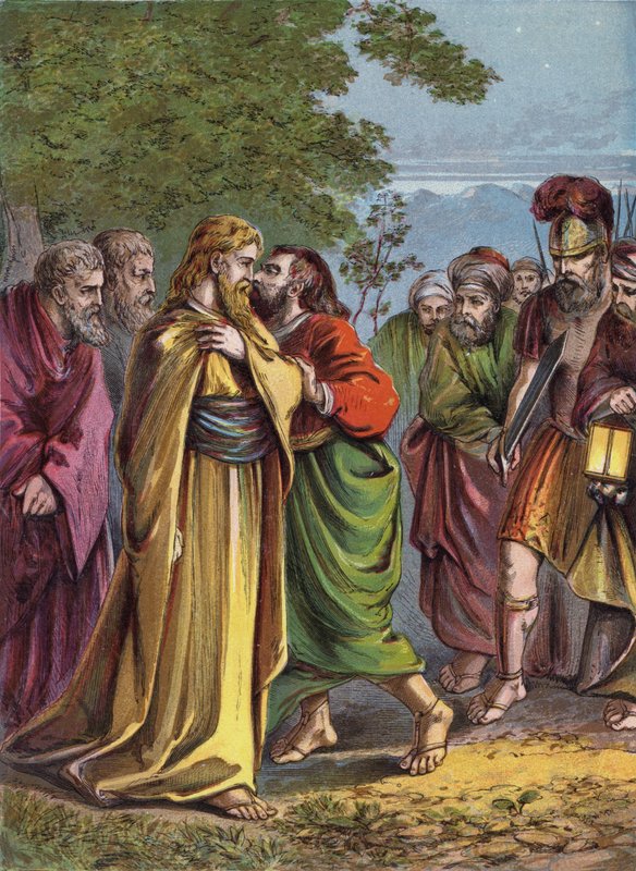 Cristo traicionado por Judas de English School