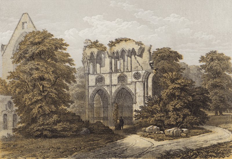 Abadía de Dryburgh de English School