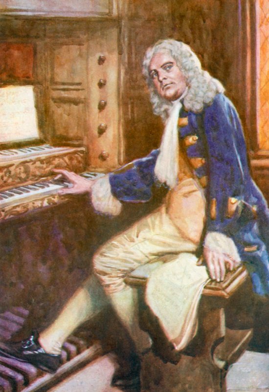 Handel trabajando en el Coro Aleluya de English School