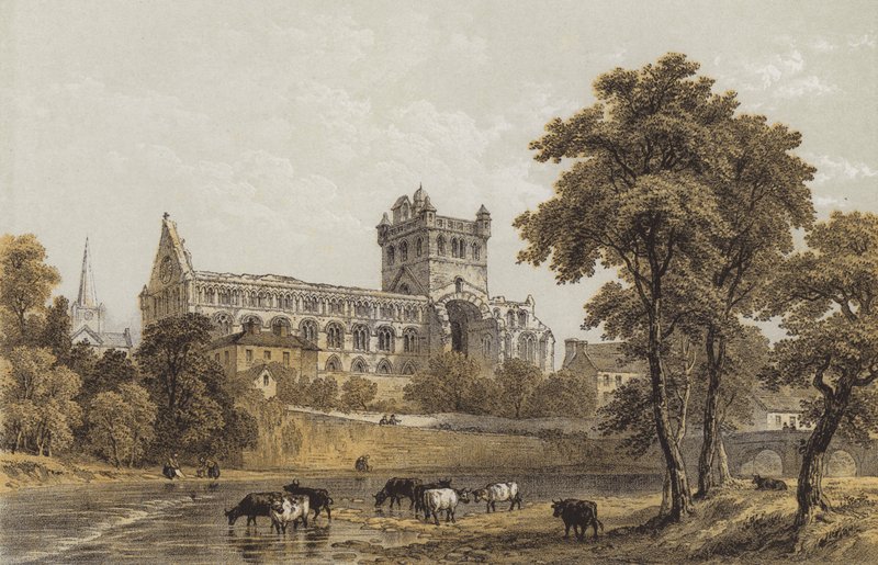 Abadía de Jedburgh de English School