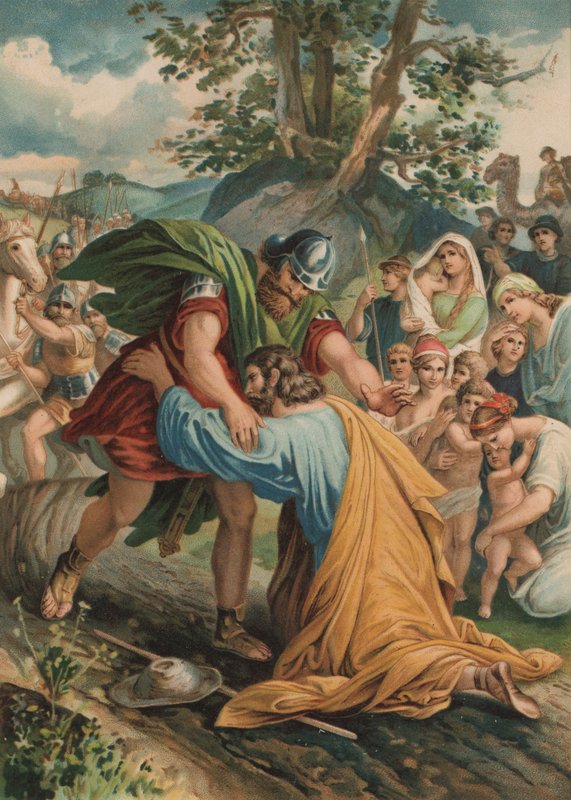 La reconciliación de Jacob y Esaú de English School