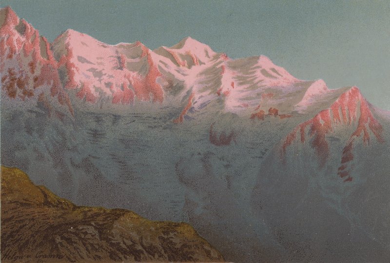 Atardecer en el Mont Blanc de European School