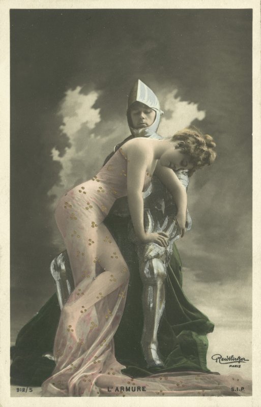 Caballero y doncella de French Photographer