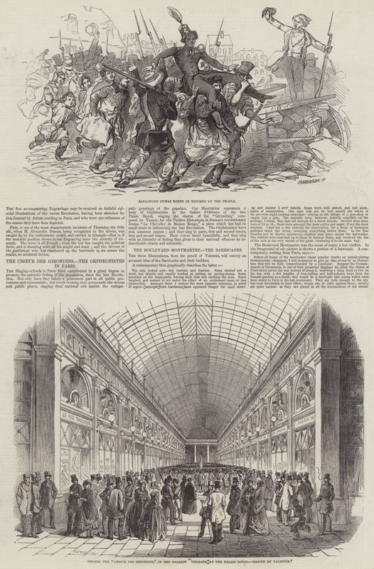 Revolución Francesa de 1848 de French School