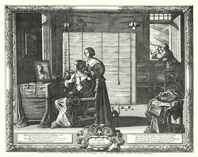La Toilette de Abraham (after) Bosse