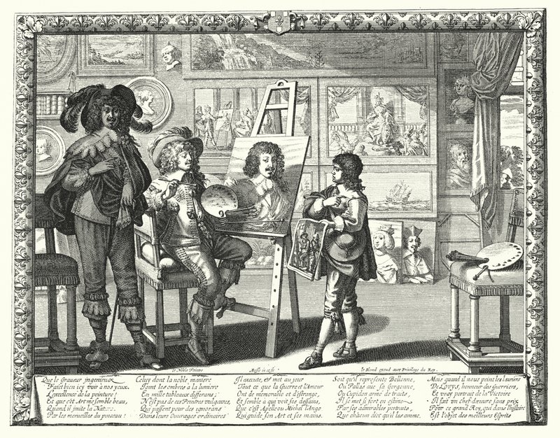 El pintor noble de Abraham (after) Bosse