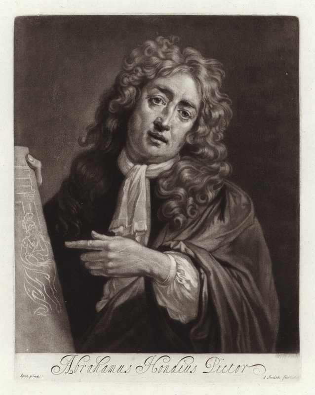 Retrato de Abraham Hondius de Abraham Danielsz. Hondius