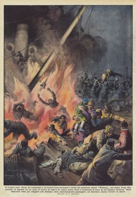 El trágico incendio de Achille Beltrame