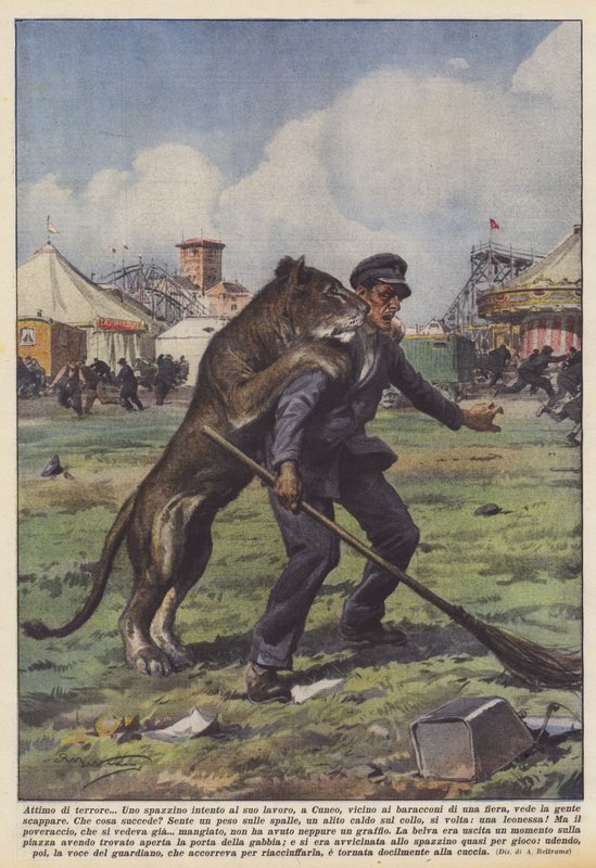 Momento de terror de Achille Beltrame
