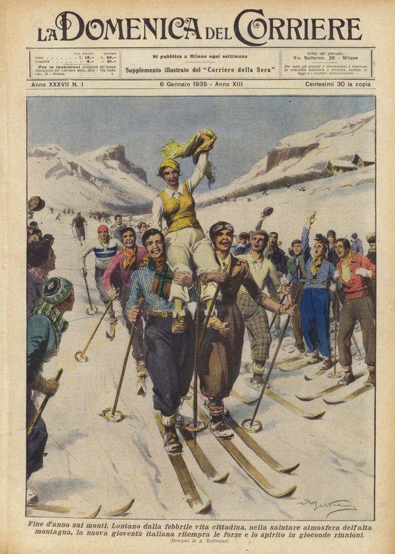 Fin de año en las montañas de Achille Beltrame