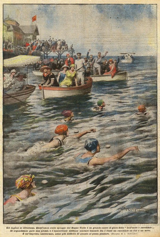 Los ingleses se divierten de Achille Beltrame