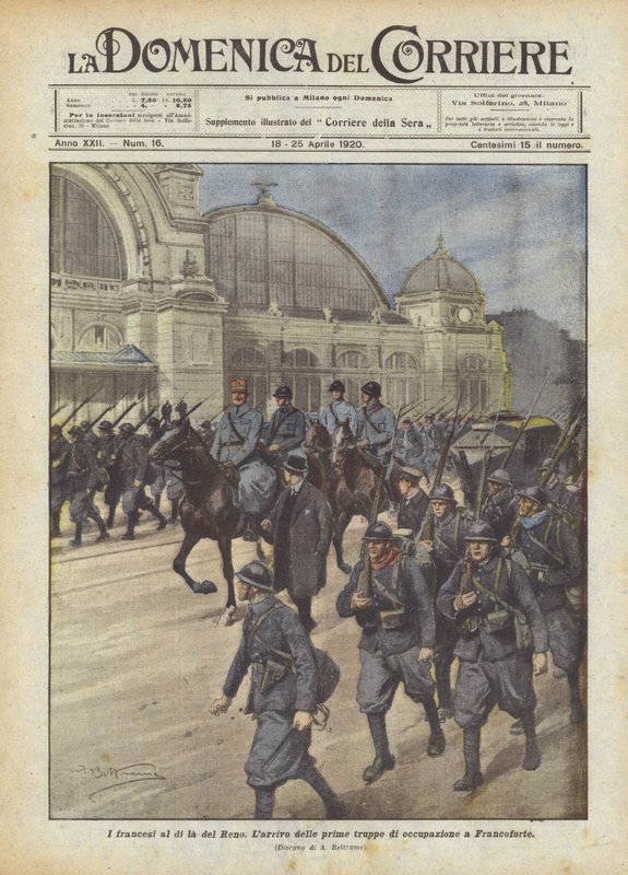 Los franceses al otro lado del Rin de Achille Beltrame