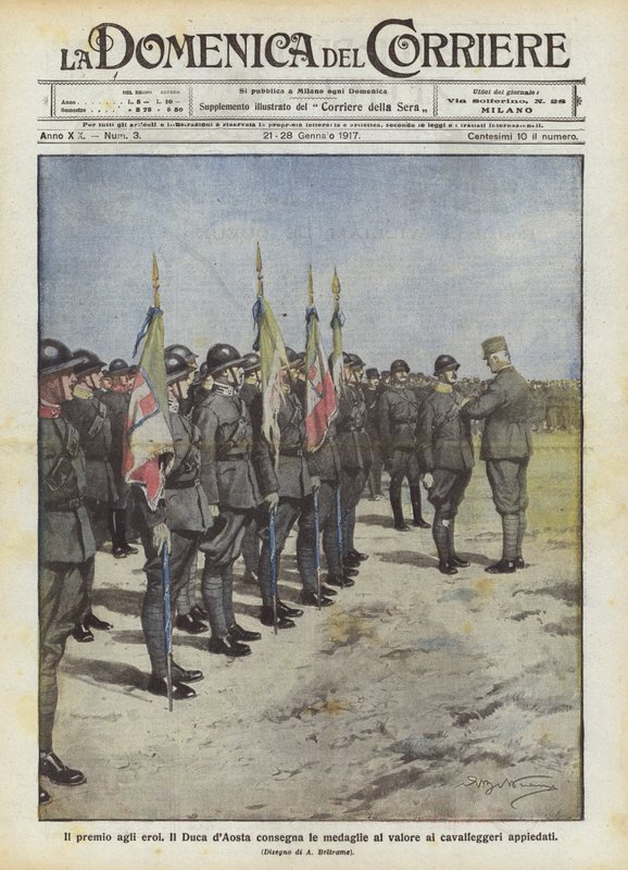 El premio a los héroes de Achille Beltrame
