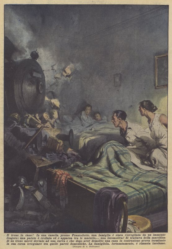 ¡El tren en casa! de Achille Beltrame