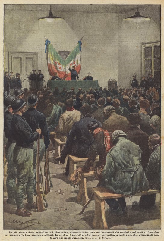 La más extraña de las asambleas de Achille Beltrame