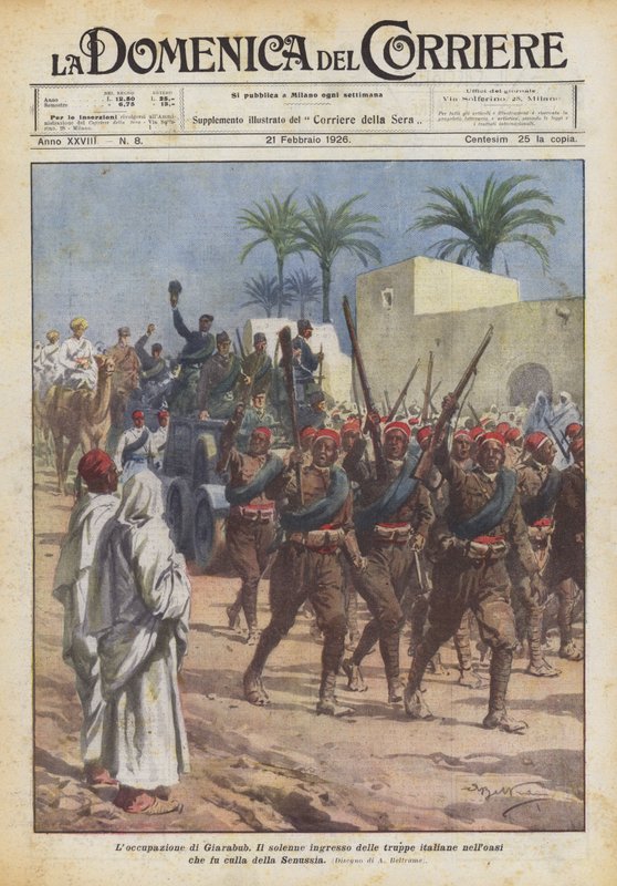 La ocupación de Giarabub de Achille Beltrame