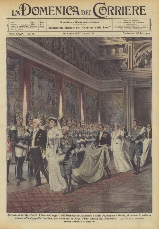 En los salones del Quirinal de Achille Beltrame