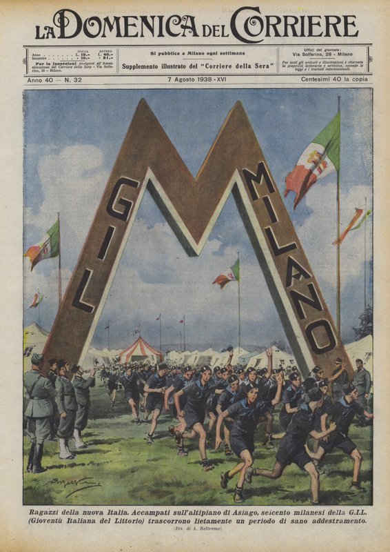 Chicos de la nueva Italia de Achille Beltrame