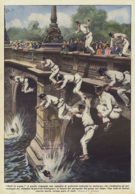 ¡Todos al agua! de Achille Beltrame