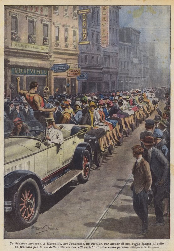 Un Sansón moderno de Achille Beltrame