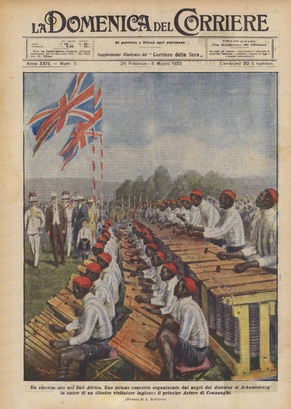 Una recepción en Sudáfrica de Achille Beltrame